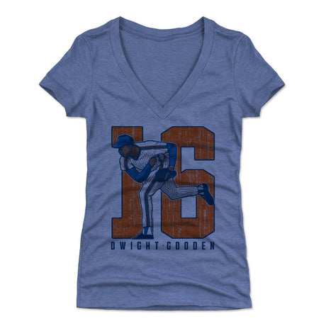 Dwight Gooden Women's V-Neck T-Shirt | 500 LEVEL