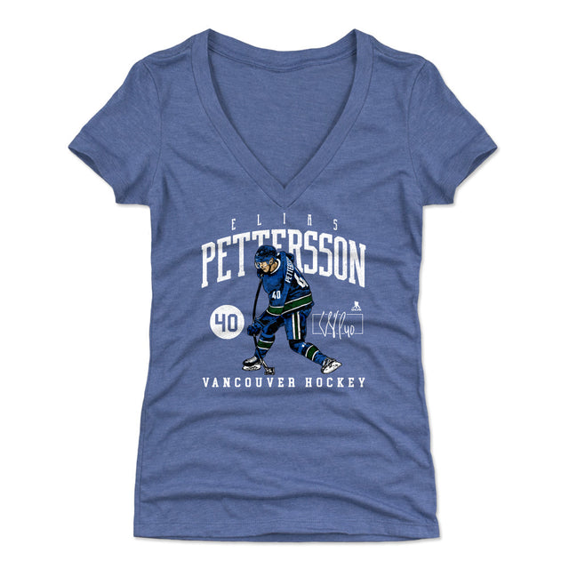 Elias Pettersson Women's V-Neck T-Shirt | 500 LEVEL