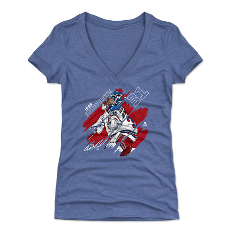Igor Shesterkin Women's V-Neck T-Shirt | 500 LEVEL