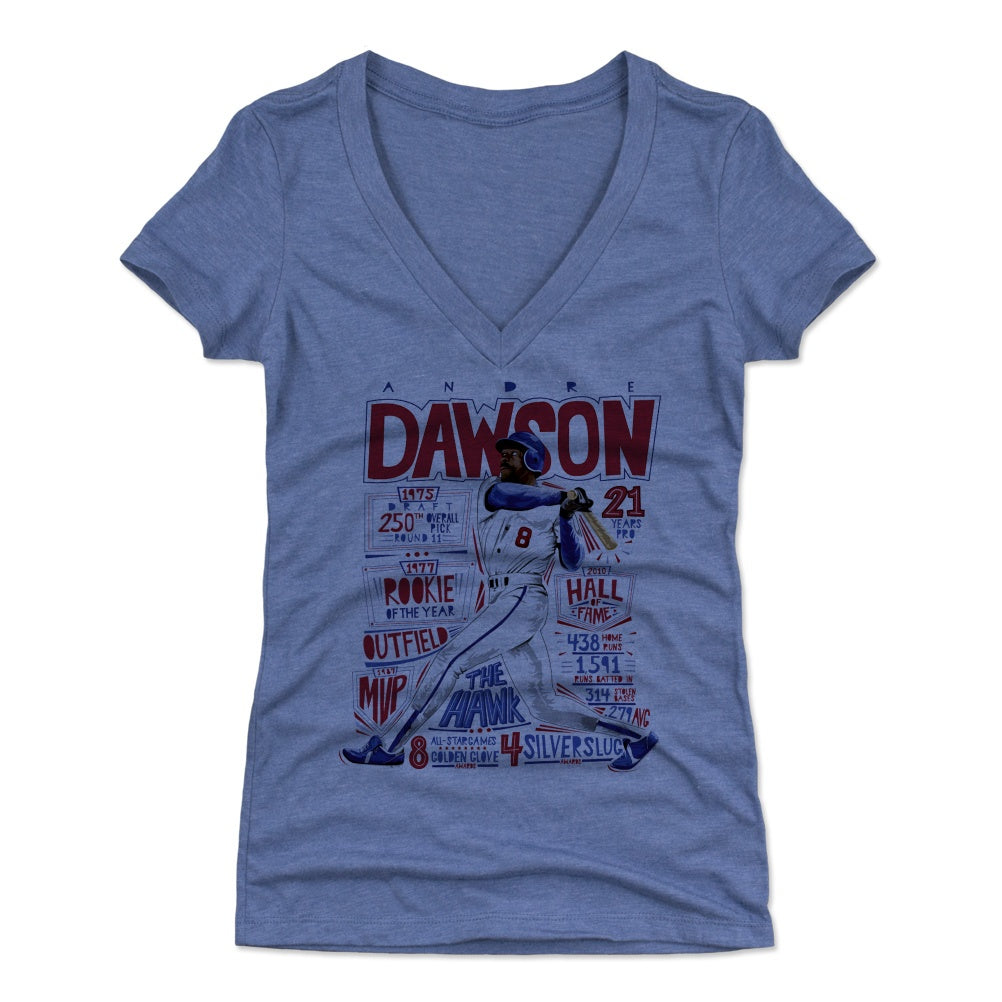 Andre Dawson Women's V-Neck T-Shirt | 500 LEVEL