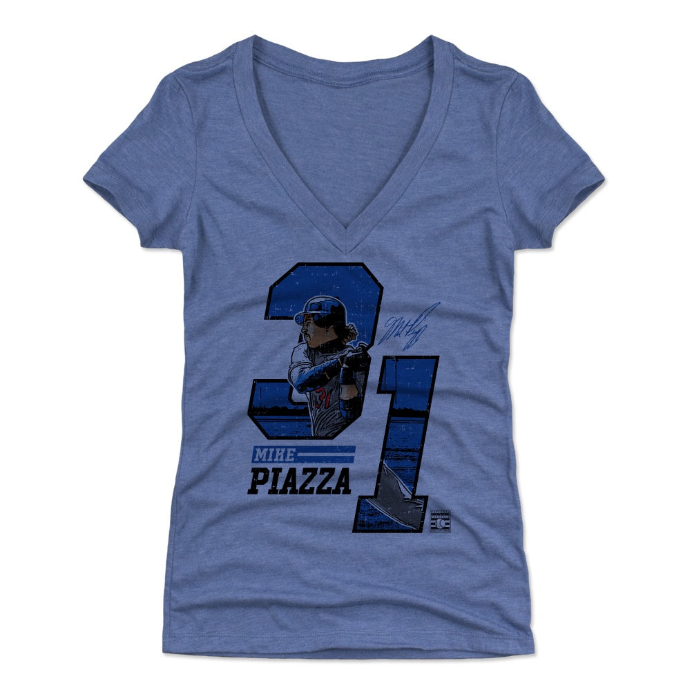 Mike Piazza Women&#39;s V-Neck T-Shirt | 500 LEVEL