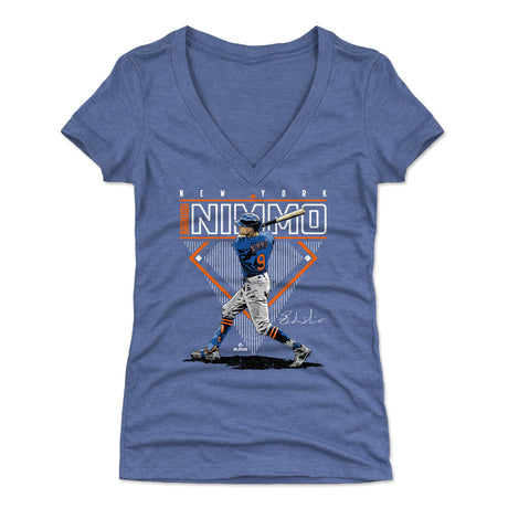 Brandon Nimmo Women's V-Neck T-Shirt | 500 LEVEL