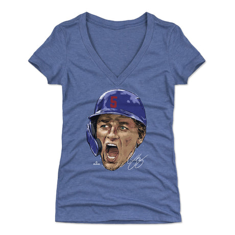 Corey Seager Women's V-Neck T-Shirt | 500 LEVEL