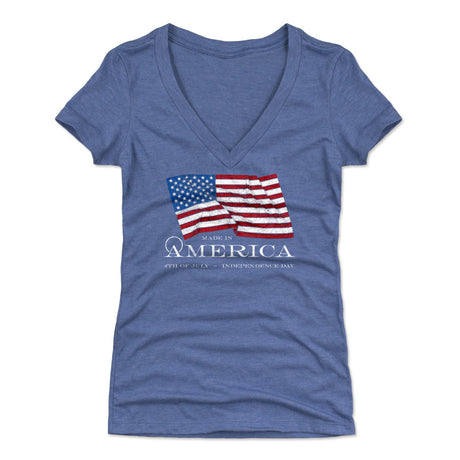 USA Women's V-Neck T-Shirt | 500 LEVEL