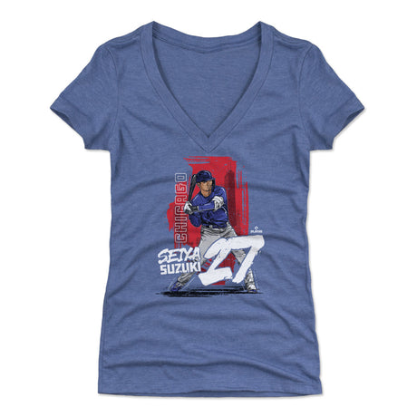 Seiya Suzuki Women's V-Neck T-Shirt | 500 LEVEL