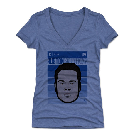 Auston Matthews Women's V-Neck T-Shirt | 500 LEVEL