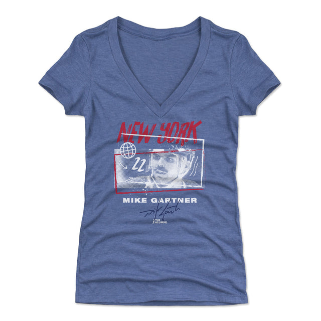 Mike Gartner Women's V-Neck T-Shirt | 500 LEVEL