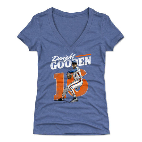 Dwight Gooden Women's V-Neck T-Shirt | 500 LEVEL