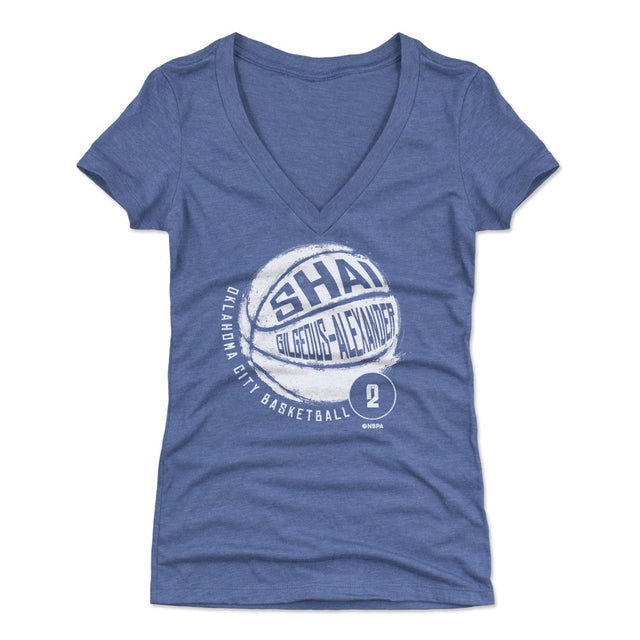 Shai Gilgeous-Alexander Women's V-Neck T-Shirt | 500 LEVEL
