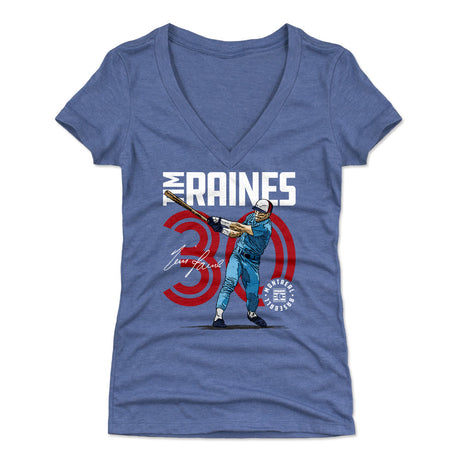 Tim Raines Women's V-Neck T-Shirt | 500 LEVEL