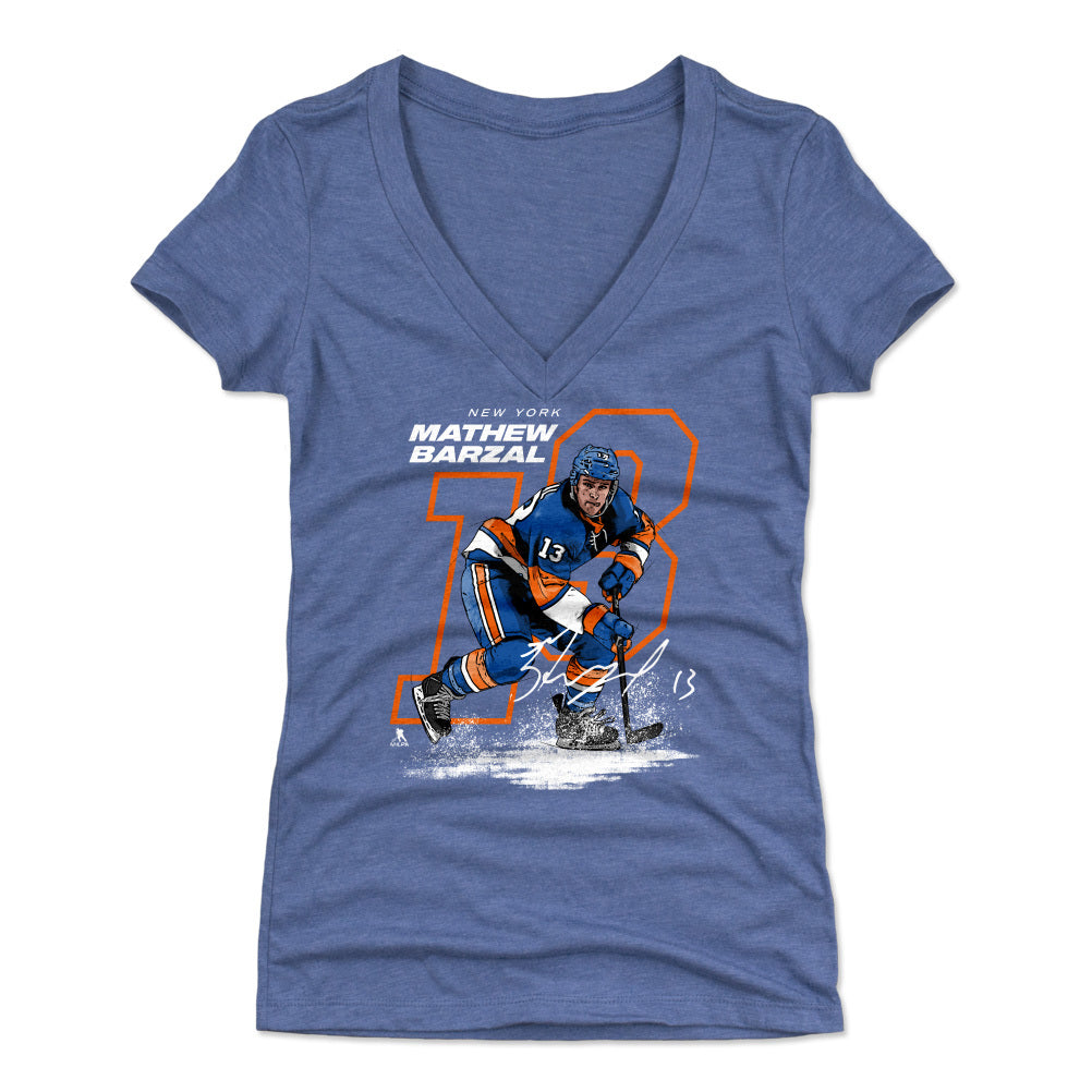 Mathew Barzal Women's V-Neck T-Shirt | 500 LEVEL