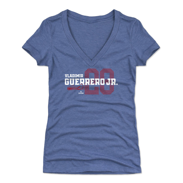 Vladimir Guerrero Jr. Women's V-Neck T-Shirt | 500 LEVEL