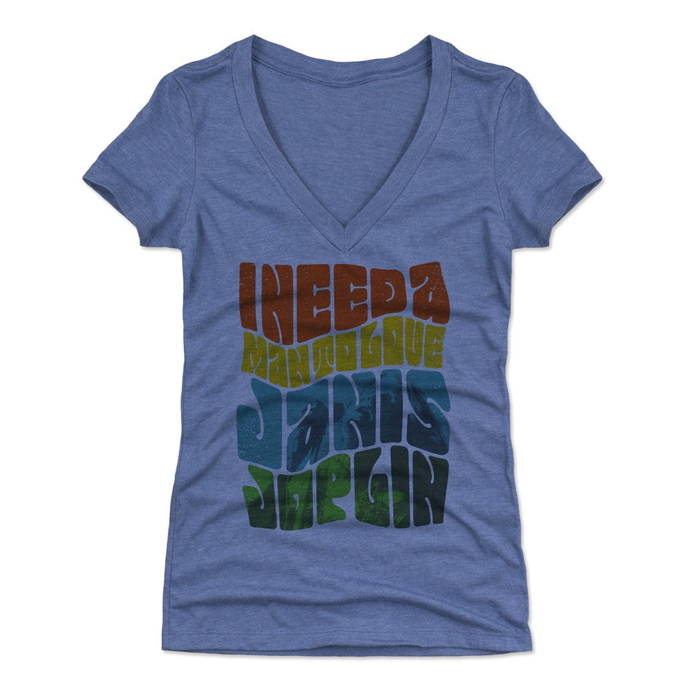 Janis Joplin Women's V-Neck T-Shirt | 500 LEVEL