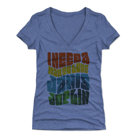Janis Joplin Women's V-Neck T-Shirt | 500 LEVEL