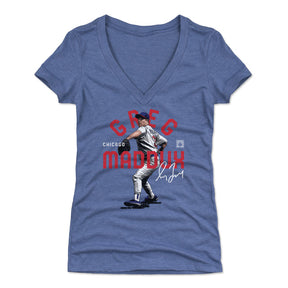 Greg Maddux Women's V-Neck T-Shirt | 500 LEVEL