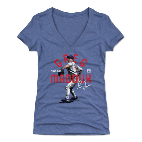 Greg Maddux Women's V-Neck T-Shirt | 500 LEVEL