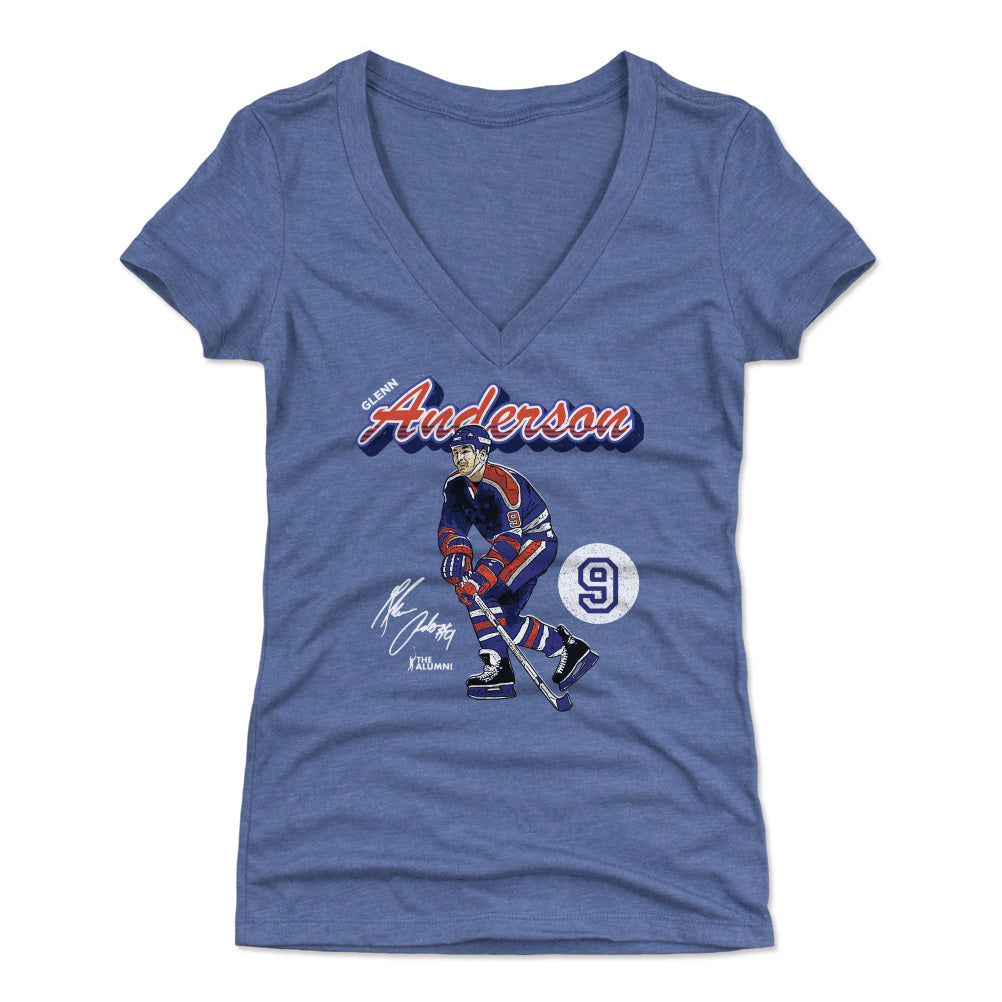 Glenn Anderson Women's V-Neck T-Shirt | 500 LEVEL