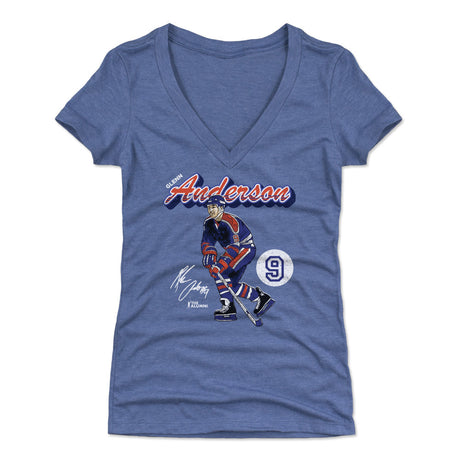 Glenn Anderson Women's V-Neck T-Shirt | 500 LEVEL