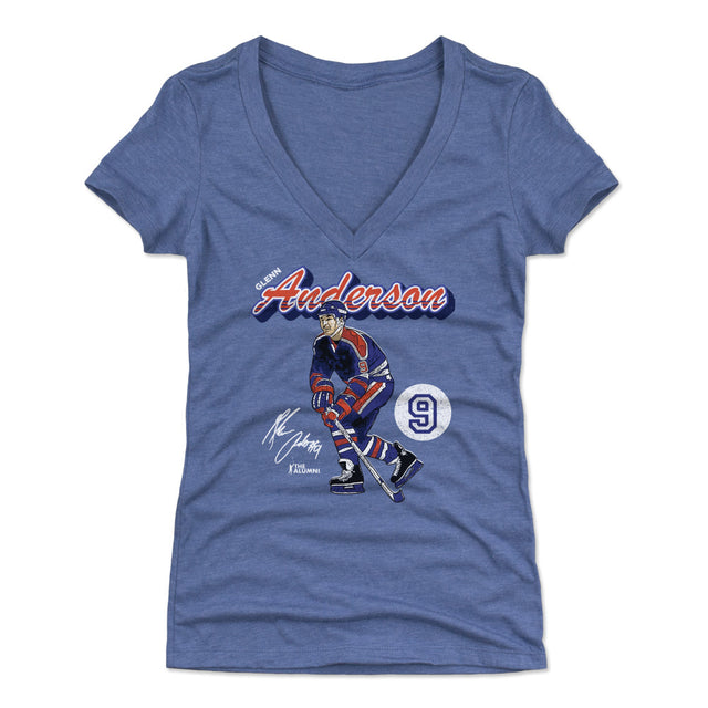 Glenn Anderson Women's V-Neck T-Shirt | 500 LEVEL