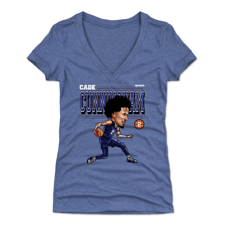 Cade Cunningham Women's V-Neck T-Shirt | 500 LEVEL