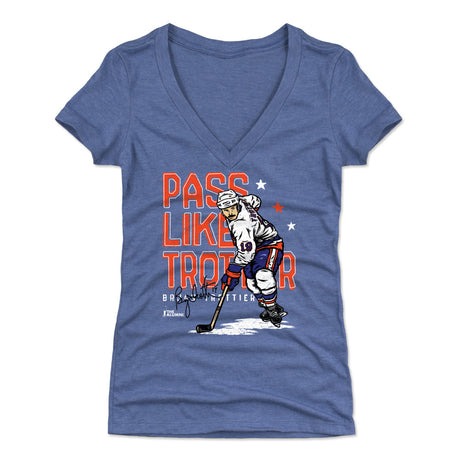 Bryan Trottier Women's V-Neck T-Shirt | 500 LEVEL