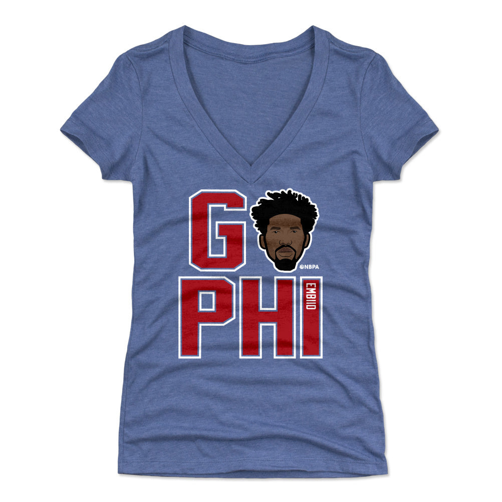 Joel Embiid Women's V-Neck T-Shirt | 500 LEVEL