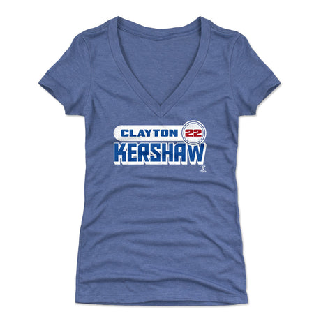 Clayton Kershaw Women's V-Neck T-Shirt | 500 LEVEL