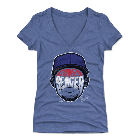 Corey Seager Women's V-Neck T-Shirt | 500 LEVEL