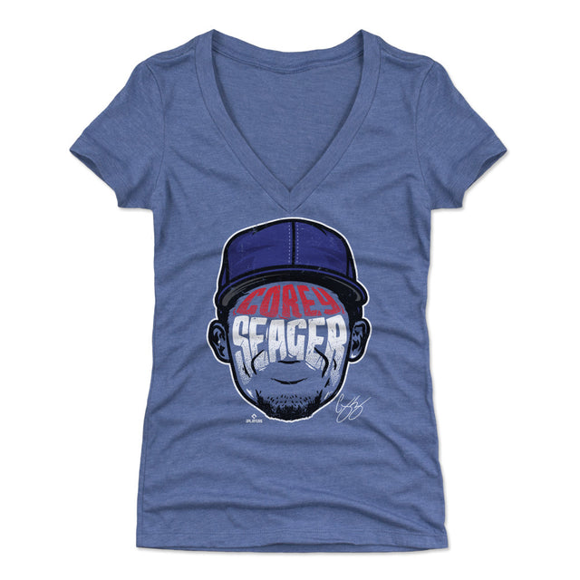 Corey Seager Women's V-Neck T-Shirt | 500 LEVEL