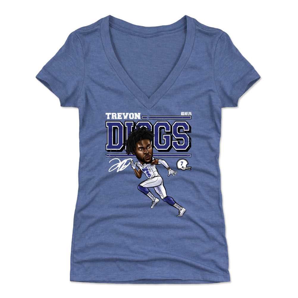 Trevon Diggs Women's V-Neck T-Shirt | 500 LEVEL