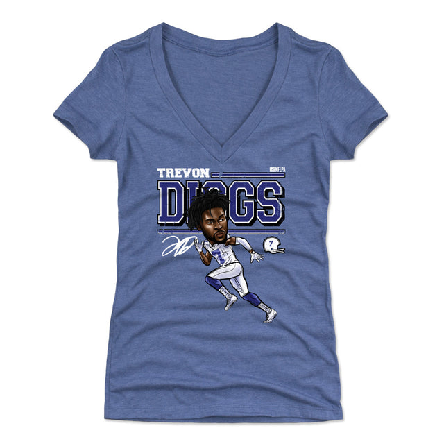 Trevon Diggs Women's V-Neck T-Shirt | 500 LEVEL