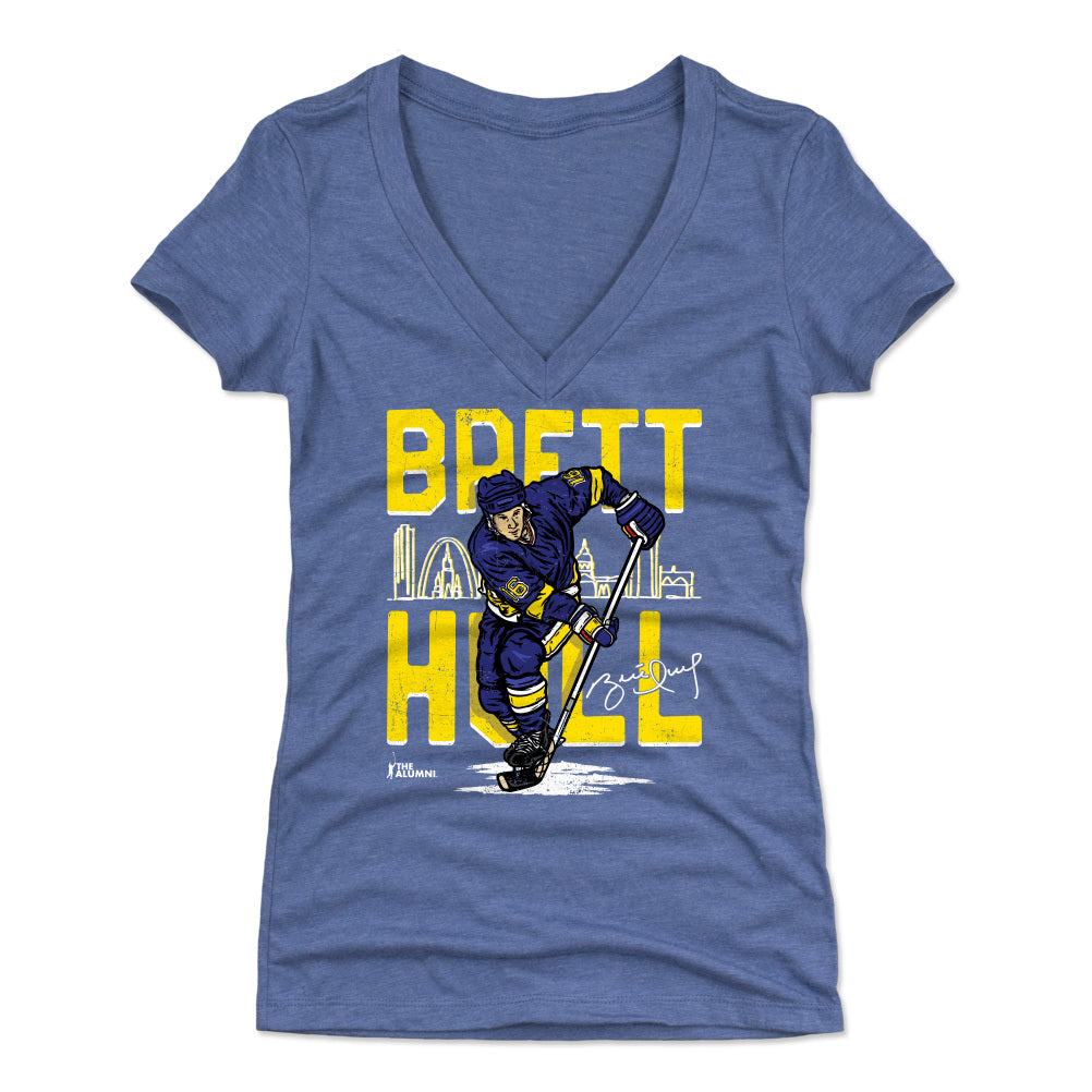 Brett Hull Women's V-Neck T-Shirt | 500 LEVEL