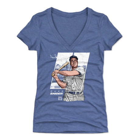 Duke Snider Women's V-Neck T-Shirt | 500 LEVEL