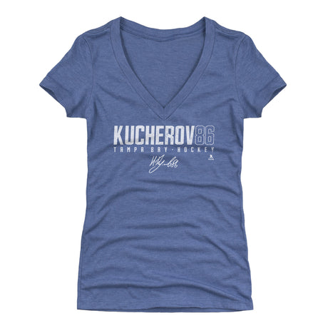Nikita Kucherov Women's V-Neck T-Shirt | 500 LEVEL