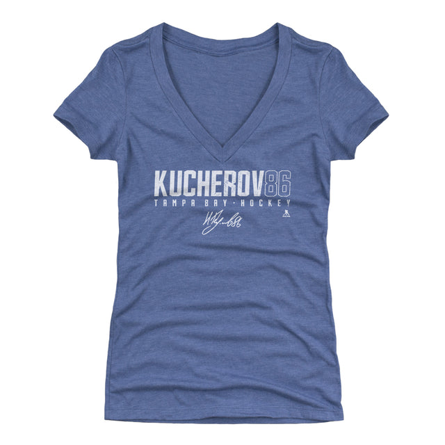 Nikita Kucherov Women's V-Neck T-Shirt | 500 LEVEL