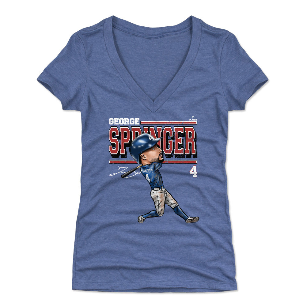 George Springer Women's V-Neck T-Shirt | 500 LEVEL