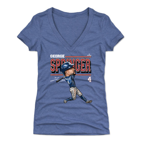 George Springer Women's V-Neck T-Shirt | 500 LEVEL