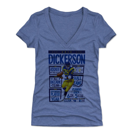 Eric Dickerson Women's V-Neck T-Shirt | 500 LEVEL