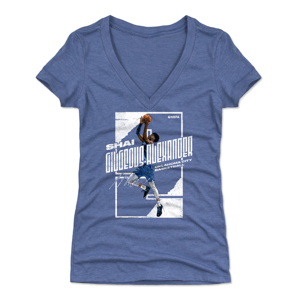Shai Gilgeous-Alexander Women's V-Neck T-Shirt | 500 LEVEL