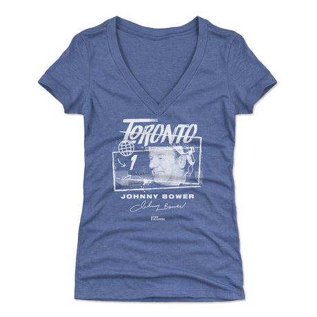 Johnny Bower Women's V-Neck T-Shirt | 500 LEVEL