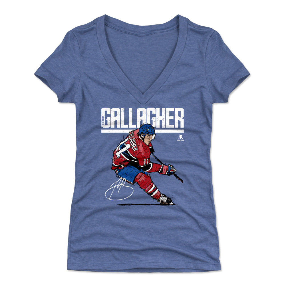Brendan Gallagher Women&#39;s V-Neck T-Shirt | 500 LEVEL