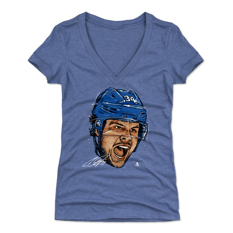 Auston Matthews Women's V-Neck T-Shirt | 500 LEVEL