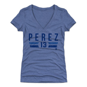 Salvador Perez Women's V-Neck T-Shirt | 500 LEVEL