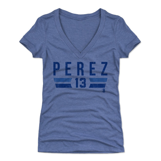 Salvador Perez Women's V-Neck T-Shirt | 500 LEVEL
