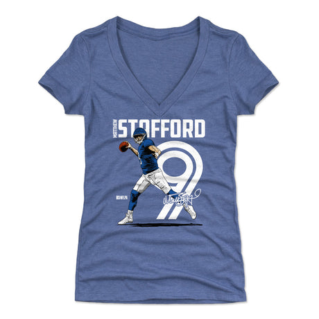 Matthew Stafford Women's V-Neck T-Shirt | 500 LEVEL