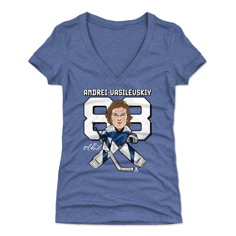 Andrei Vasilevskiy Women's V-Neck T-Shirt | 500 LEVEL