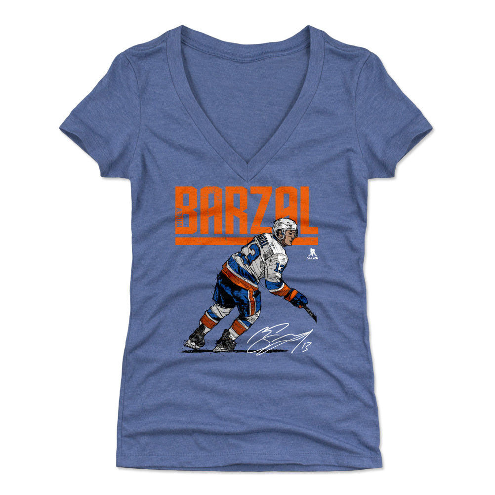 Mathew Barzal Women's V-Neck T-Shirt | 500 LEVEL
