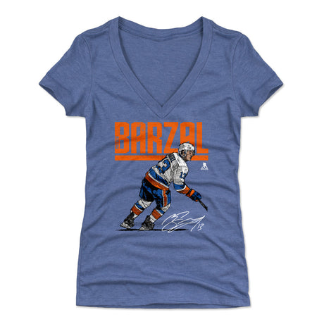 Mathew Barzal Women's V-Neck T-Shirt | 500 LEVEL