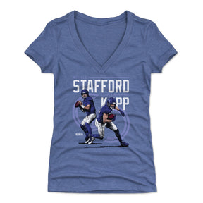 Matthew Stafford Women's V-Neck T-Shirt | 500 LEVEL