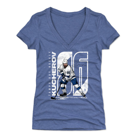 Nikita Kucherov Women's V-Neck T-Shirt | 500 LEVEL